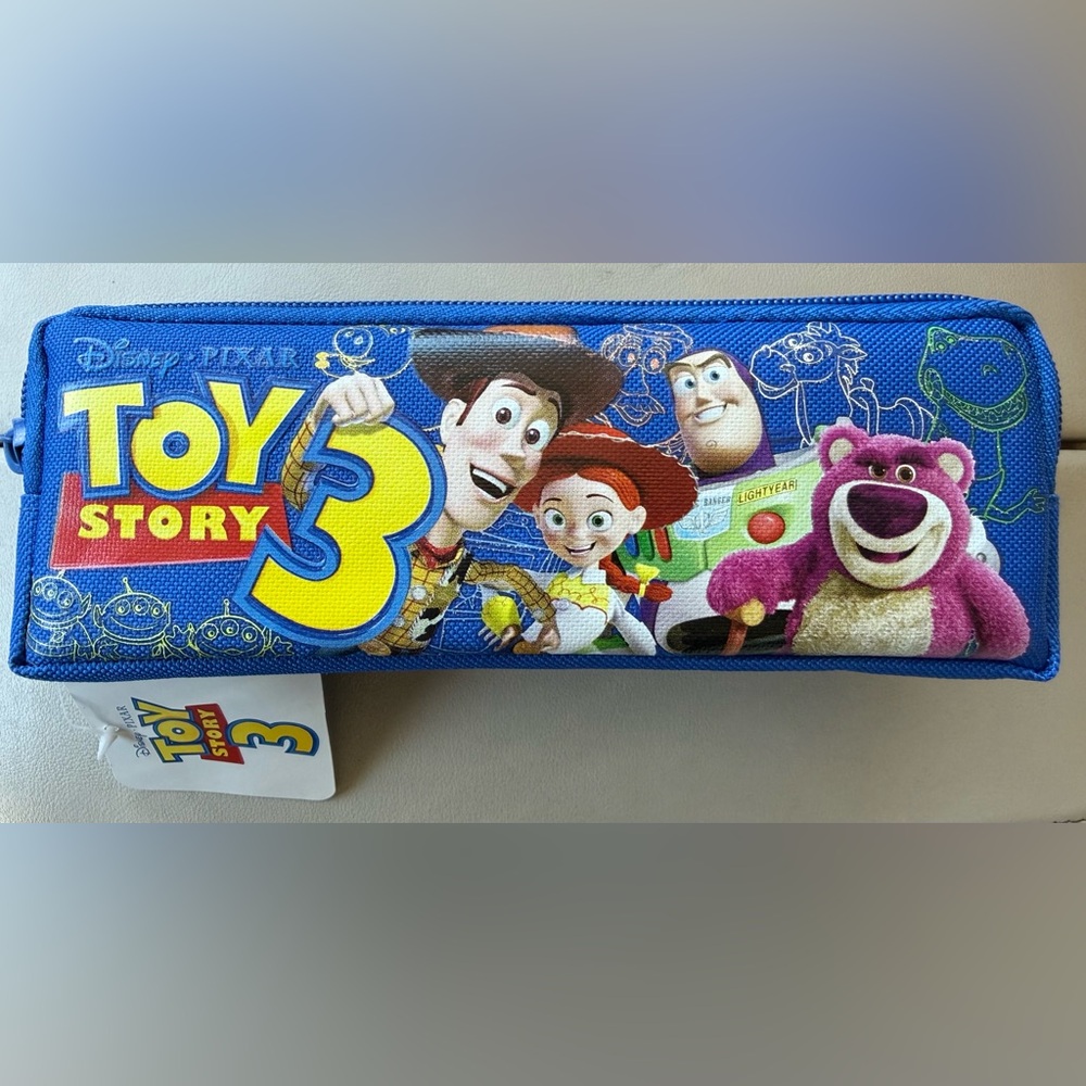 Disney Toy Story 3 Blue Kids Pencil Case New with tags